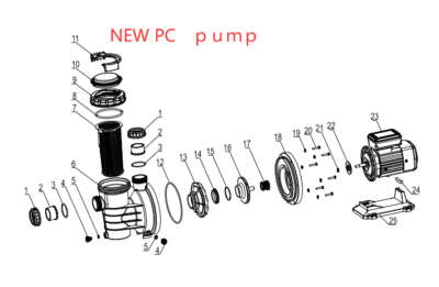 Phụ kiện máy bơm 1HP Pikes LX