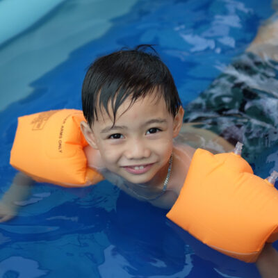 Phao tay tập bơi bơm hơi