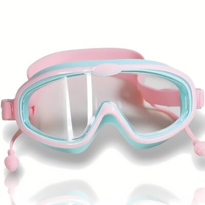 Kính bơi mắt rộng trẻ em (Xanh Viền Hồng)