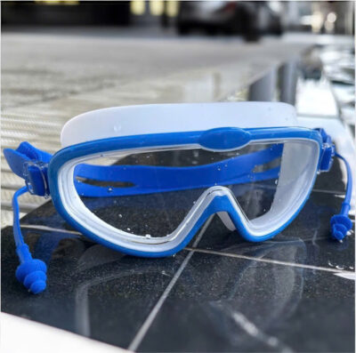 Kính bơi mắt rộng trẻ em (Xanh Dương)