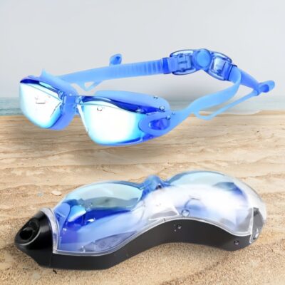 Kính bơi người lớn tráng gương ms01 (xanh blue)