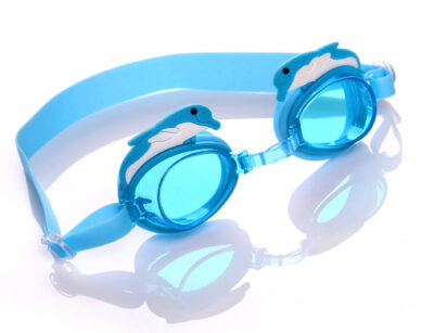 Kính bơi hình cá heo xanh