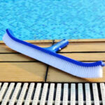 Chổi cọ vệ sinh cán nhựa 45cm