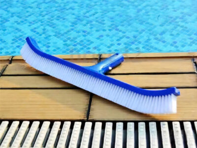 Chổi cọ vệ sinh cán nhựa 45cm