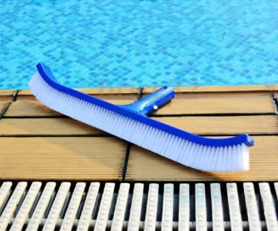 Chổi cọ vệ sinh cán nhựa 45cm