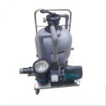 Bộ Hút Vệ Sinh bể bơi Di Động 3 Món: Bơm, Bình Lọc, Xe Đẩy